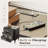Traditional 23.58"W 3-Drawer End Table with Charging Station and Easy Assembly