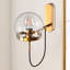 Applique murale moderne en verre transparent 1 lumière-1632840960