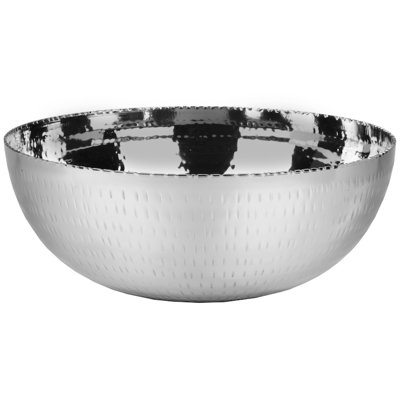 Ivy Bronx Carberry Nickel Plated Serving Bowl