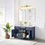 Meuble-lavabo double 54 po avec miroir Dejean-1610372075