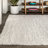 Felicdad Shag Plush White Rug-1803961263