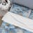 Ethereal Blue Petals Floral Pattern Floral Duvet Cover-1493021501