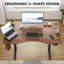Buchholtz 120cm W Board Height Adjustable Rectangle Standing Desk-1034000343