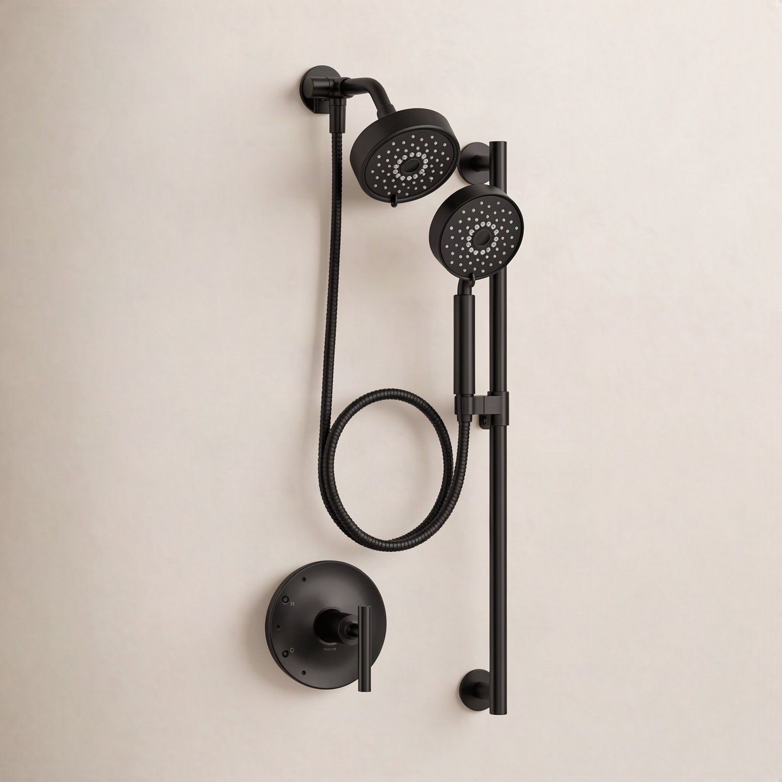 Purist Performance 2.5 GPM Showering Kit, Matte Black