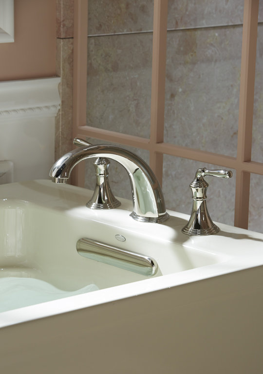 Devonshire Deck-Mounted Roman Tub Faucet Trim, Polished Chrome