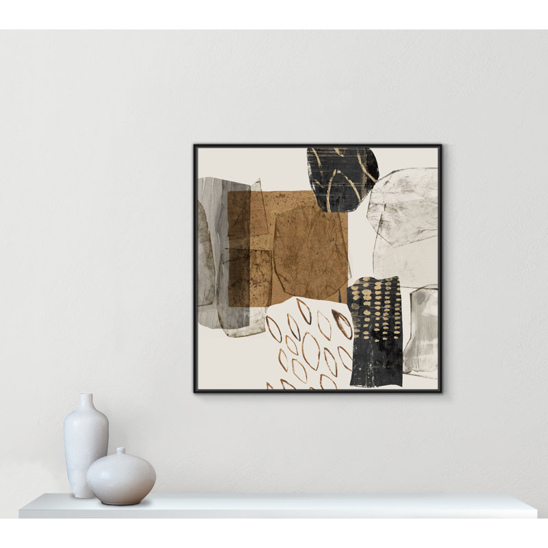Shape of Formation I - reproduction carrée par Casa Fine Arts, Noir, H 41,5 po x l 41,5 po