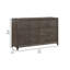 Commode double 6 tiroirs l 61,9 "Airyonna