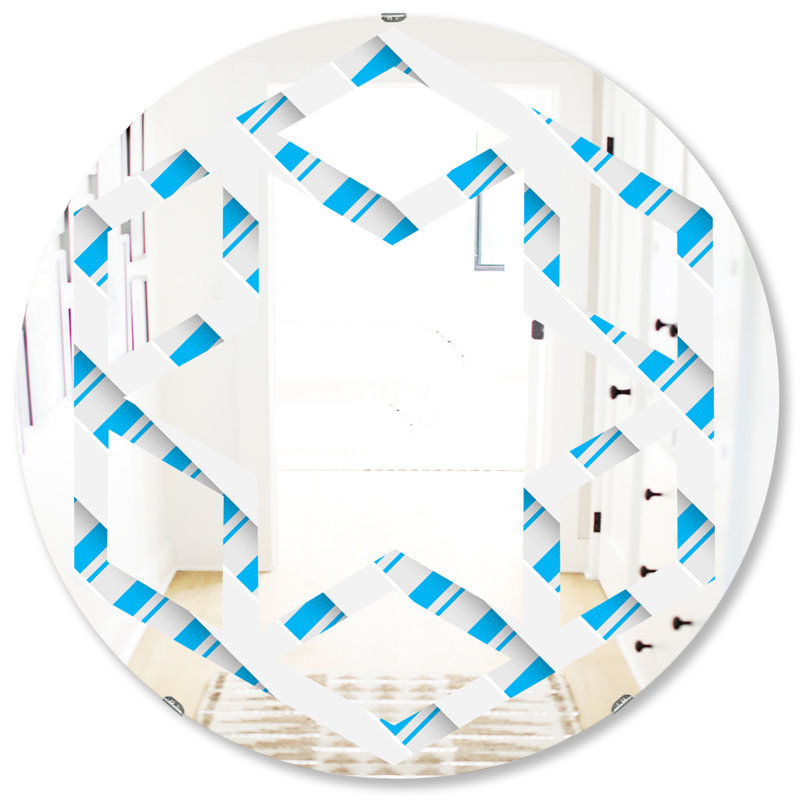 Miroir mural Hexagon Star, 31,5 po x 31,5 po