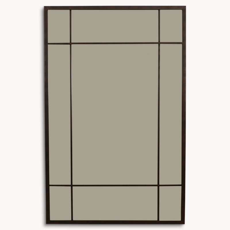 Algrange Flat Mirror with Shelves