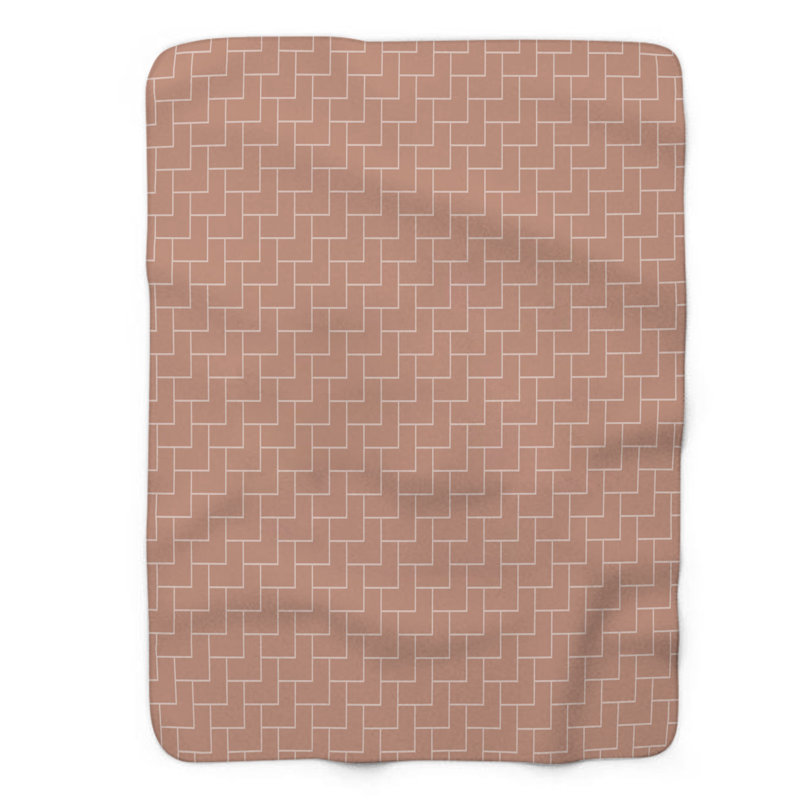 Retro Glamour - couverture Sherpa de qualité supérieure 1 pièce, Grand lit