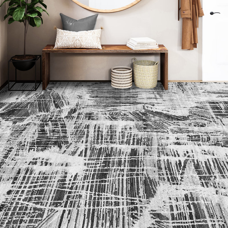 Abstract Area Rug, Rectangle 10' x 14'