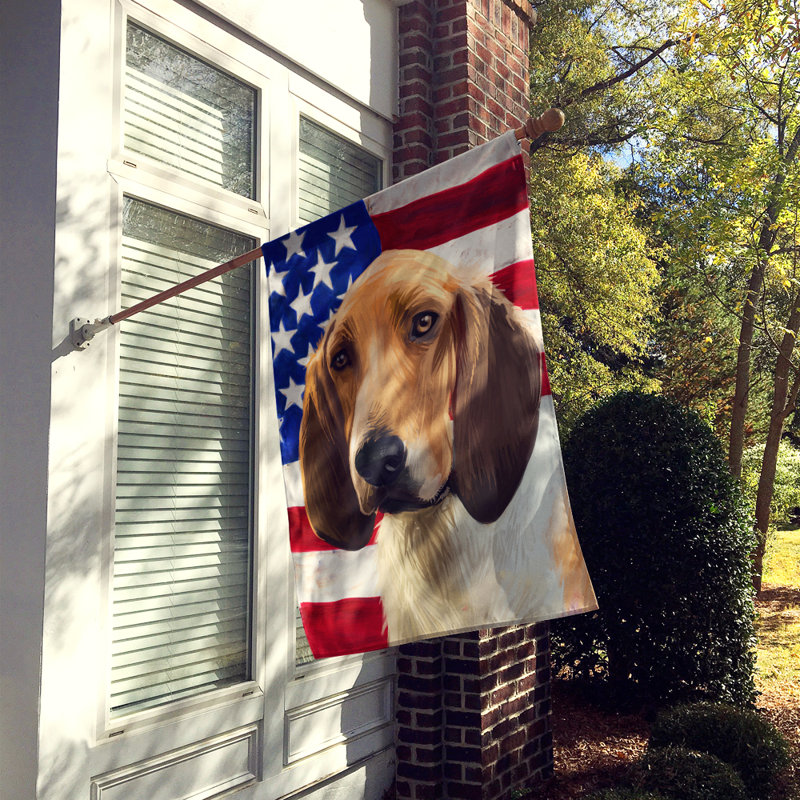 Polyester à 2 côtés 28 x 40 po drapeau maison, Grand anglo-français tricolore