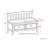 Entryway Storage Bench With Drawers - Mahogany Brown-1868442014