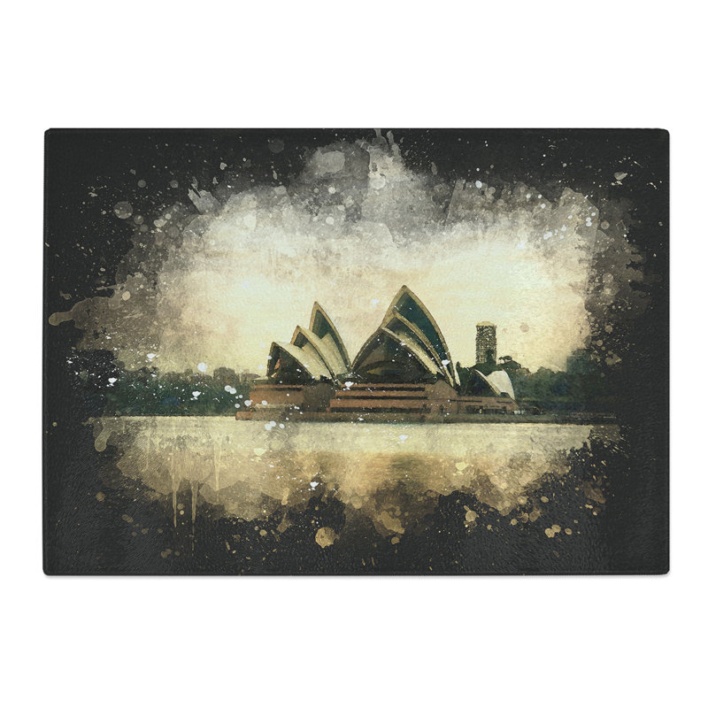 Sydney Opera House Vol.3 Paint Splash Chopping Board, 20cm W x 28.5cm L