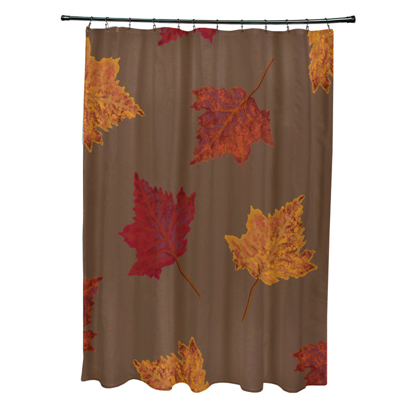 Rideau de douche simple Odling, Brun