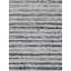 Rava Hand Loomed Striped Area Rug in Gray/Ivory-2120063233