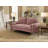 Johnnathon 58" Velvet Round Arm Sofa Loveseat-2115822273
