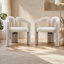Ensemble confortable de chaises d'appoint rembourrées en velours pour divers espaces-516711791
