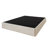Tawnya 8'' Wood Box Spring with Warm Grey Linen Cover-89829116