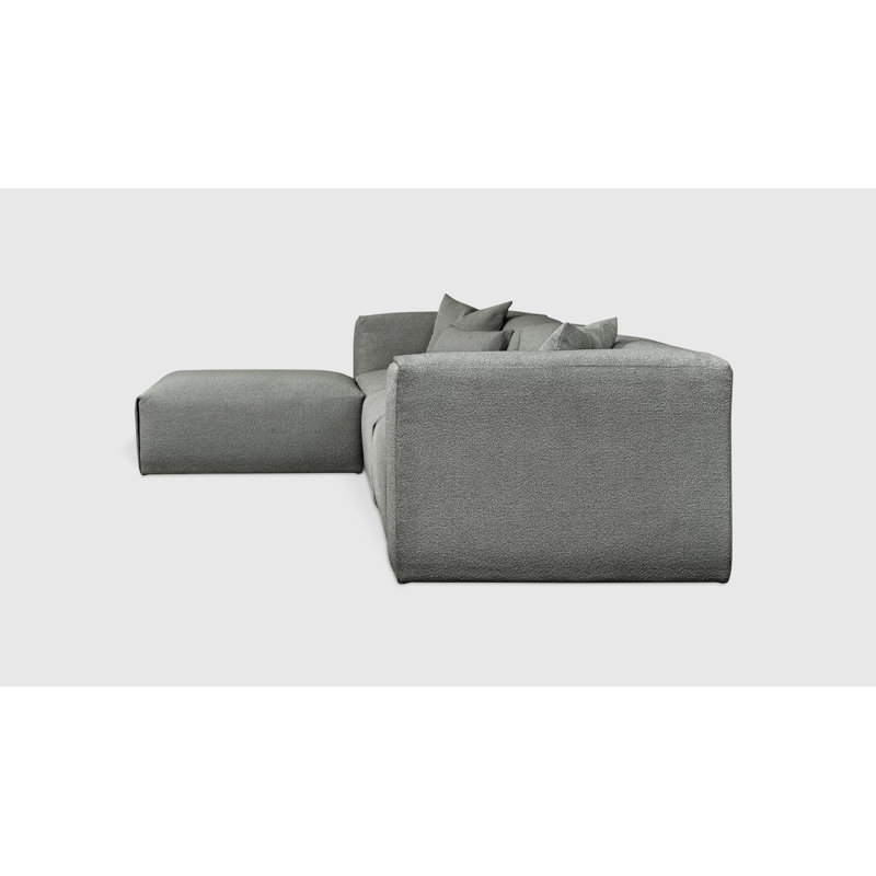 Nest Modular Sectional, Scoria Boucle