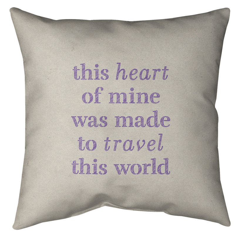 Coussin de sol, 36 po x 36 po, Blanc / Mauve