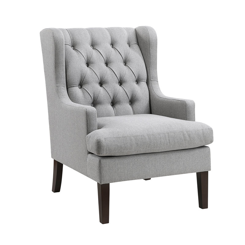 Meuble de salon capitonné 1 pièce, Gris