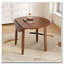 Table de salle à manger extensible ronde pliante en bois-132950220
