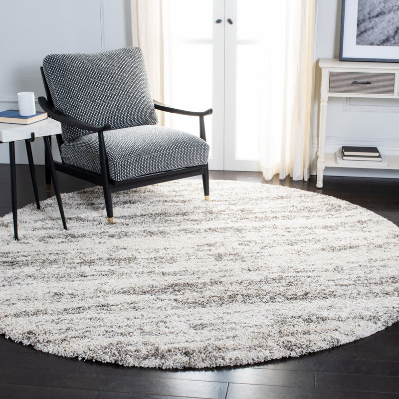 Hasan Shag Performance Rug, Round 7'