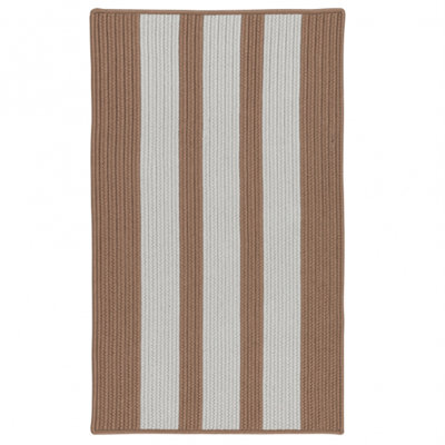 Tapis d'intérieur / extérieur réversible moka Wes
