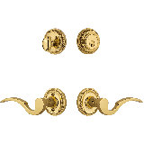 Nostalgic Warehouse Rope Rosette Entry Set with Manor Lever