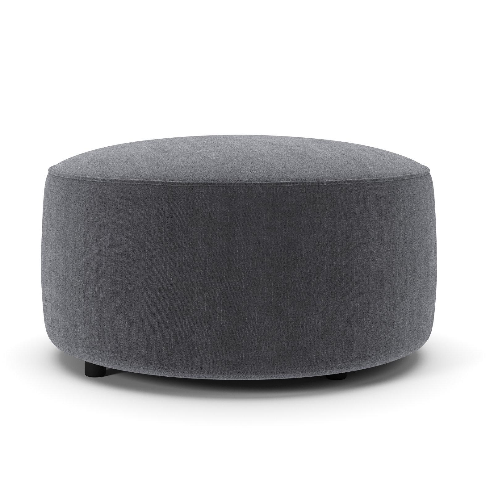 Murano Upholstered Ottoman, Andrew Slate