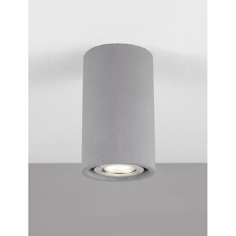 Gray LED Outdoor Flush Mount