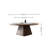 Round Solid Wood Dining Tables with Turntable-866856846