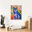 «The Blue Wolf» par Andreas Magnusson, art mural sur toile-1836552552