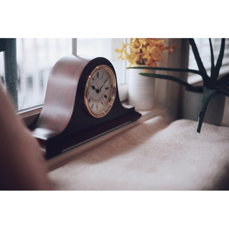 Horloge, acajou