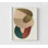 «Fibers 1» par Design Fabrikken, art abstrait coloré, idée de décor de salon ton de terre, affiche murale neutre de bureau de médecin