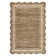 Machine Washable Rug with Rubber Backing Border Design Non-Slip Carpet for Living Room, Bedroom, Dining Room, Office, Playroom