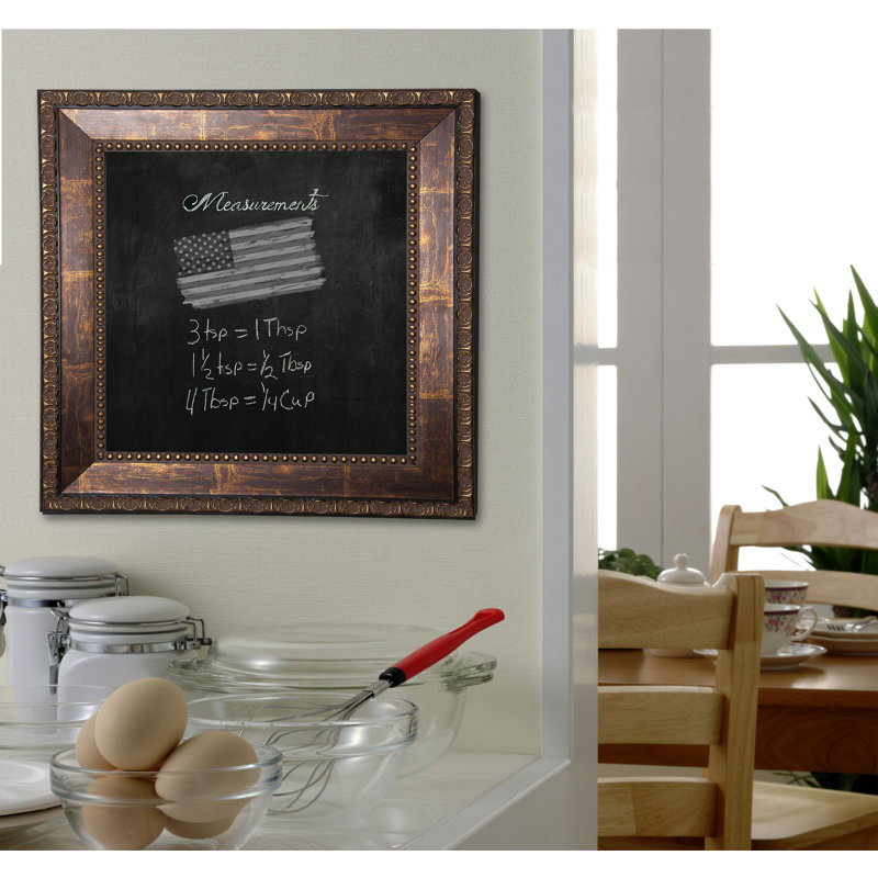 Tableau noir murale en cuivre romaine, 24 po x 102 po