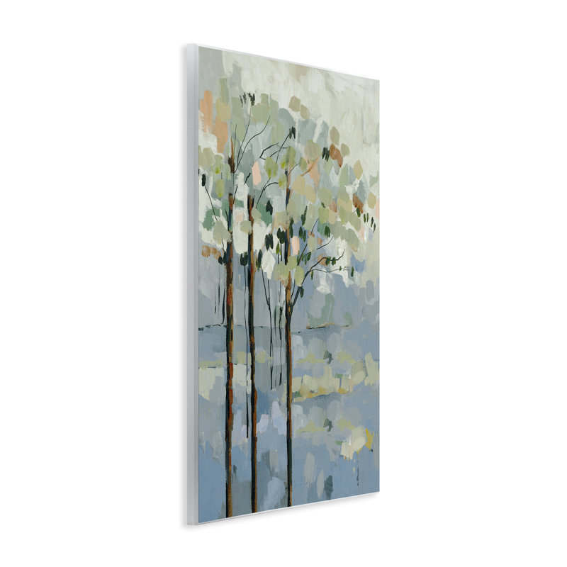 "Abstract Abstract Painterly Tree", art par Jacob Q, H 15 po x l 10 po