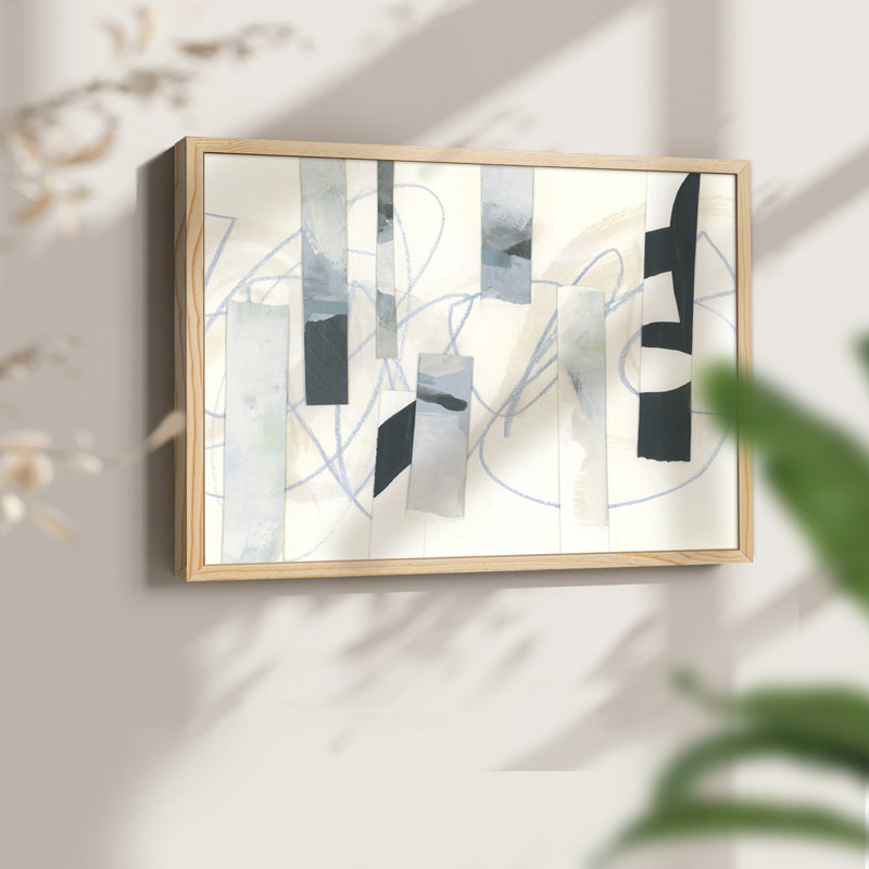 Ice Twine II -Framed Print - Restickable, 8" H x 10" W, Natural