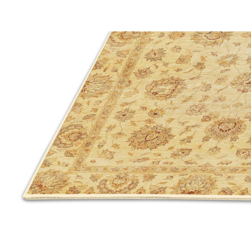 Tapis décoratif multicolore à motif abstrait, Rectangle 5 pi x 7 pi