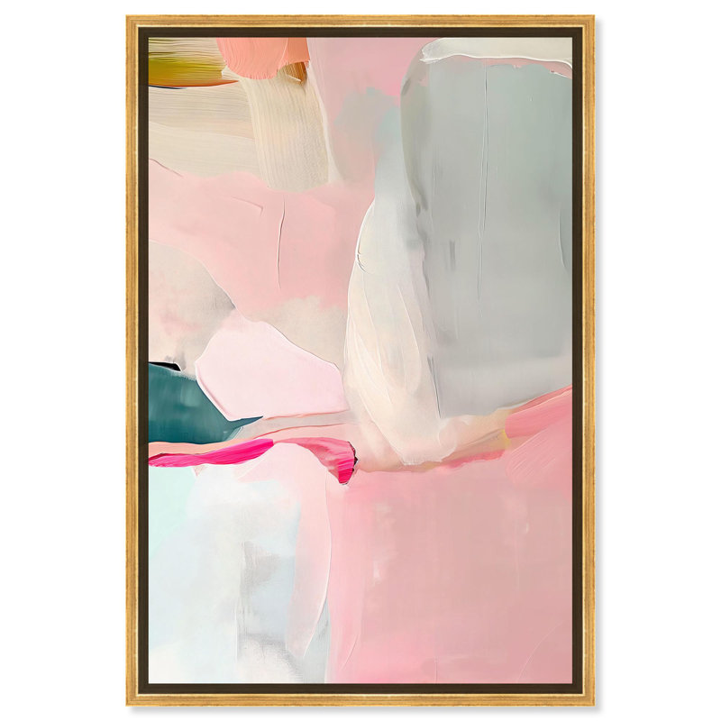 Toile douce Meadows II, art pastel coloré par Art Remedy, H 46 po x l 31 po, Cadre doré