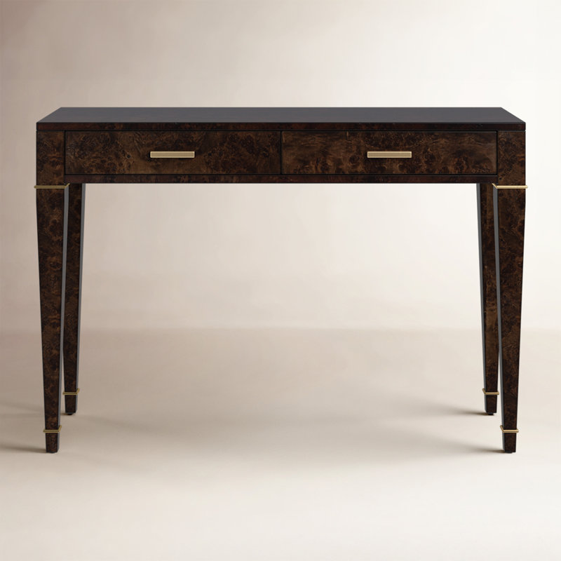 Fayra Mazekine 45" Console Table, Dark Brown