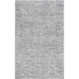 Tapis performance gris transitionnel à motif abstrait Artimas