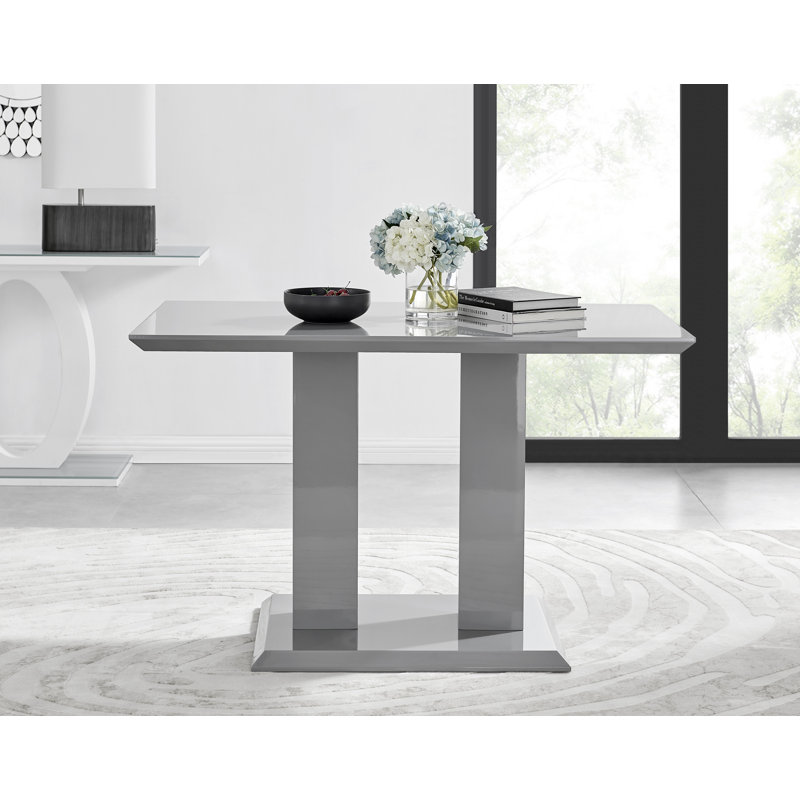 Eubanks Dining Table, Grey, 75cm H X 120cm W X 70cm D
