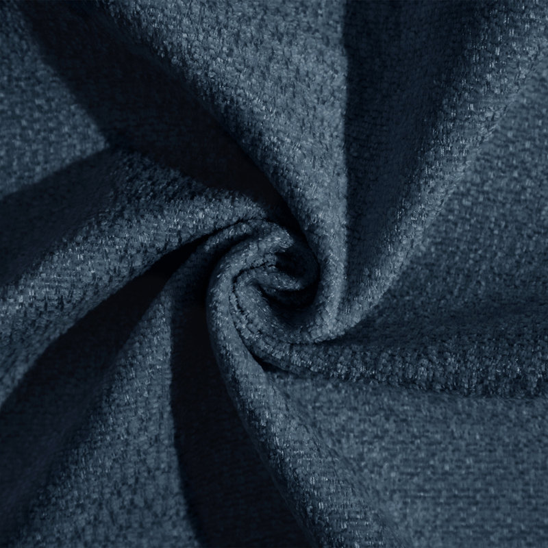 Canapé modulable moderne 3 places pour salon, Blue Chenille