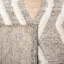 Tapis en laine / coton tissé à la main de style sud-ouest Vermont en ivoire / beige / gris-599627424