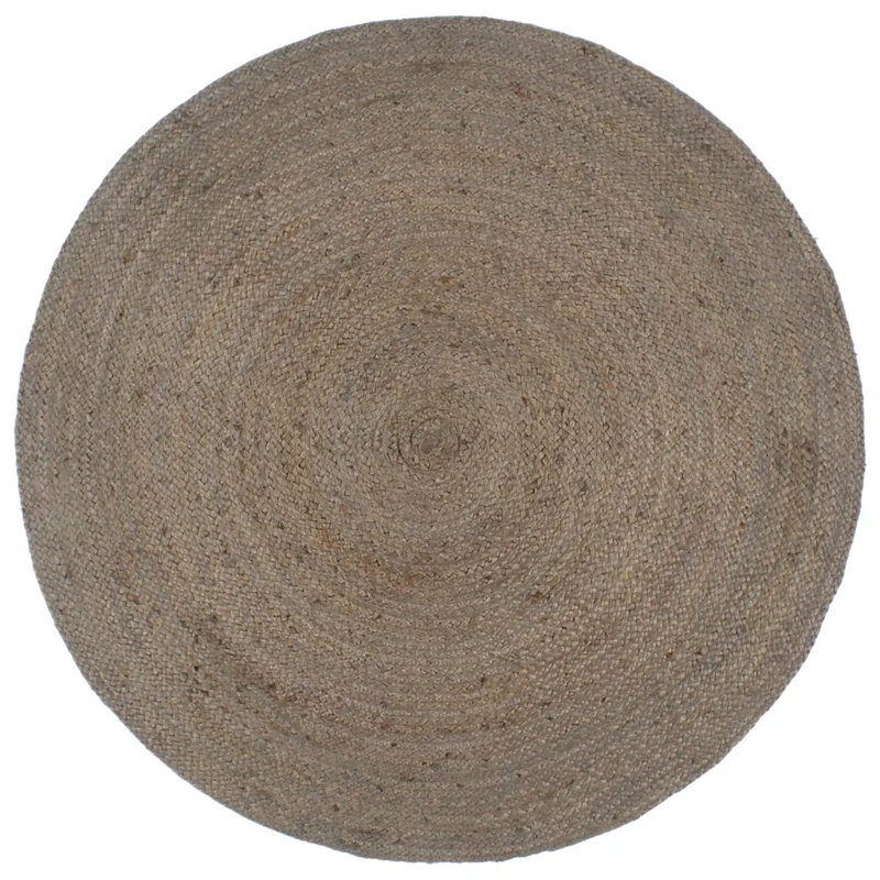 Denelle Round Hand Woven Area Rug, Round 210 cm