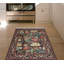 Tapis de couloir Nasiba pak-persan fait à la main - noir - rouge, 2 pi 1 po x 3 pi 1 po
