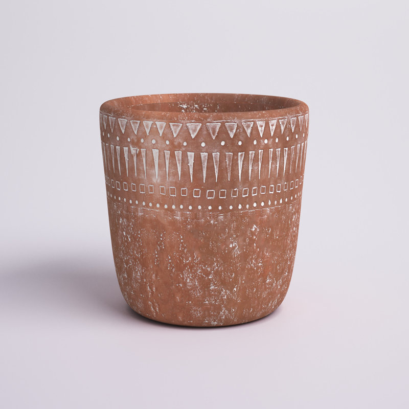 Cache-pot Espana Terracotta, H 9,5 po x l 10 po x P 10 po